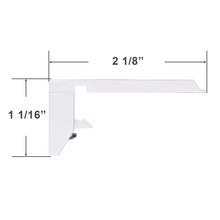 Hunter Douglas Mounting Bracket for Duette Cellular and Pleated Shades With 1 7/8