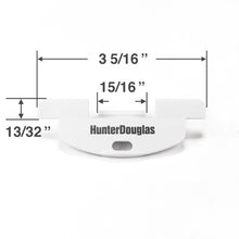 Hunter Douglas Bottom Rail Handle for Cordless LiteRise Cellular Shades with a 1 7/8