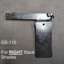 GARAGE SALE - Hunter Douglas Vertiglide Moving Bracket Assembly - Gen 1 Shades - RIGHT Stack