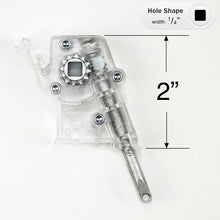 Heavy Duty High Profile Wand Tilt Mechanism with a 1/4