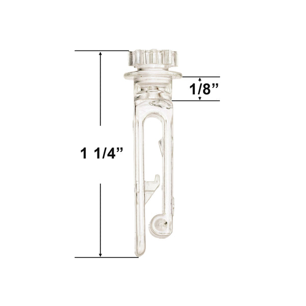 Graber and Bali Carrier Clip Stem for Vertical Blinds