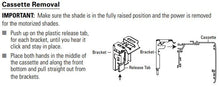 Hunter Douglas Mounting Bracket for Roller and Screen Shades with Cassettes - Current Style