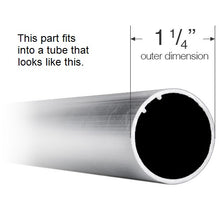 Rollease Skyline Series Roller Shade Pin End for 1 1/4