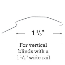 Mounting Bracket for Vertical Blinds with a 1 1/2