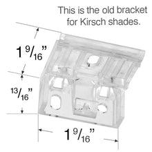 Kirsch & Verosol Mounting Bracket for Cellular and Pleated Shades - Revised and Updated Style