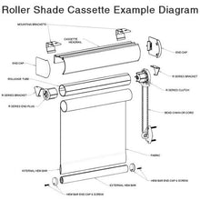 Rollease R-Series R16 Cassette Mounting Brackets for Roller Shades - CRUBKT53L