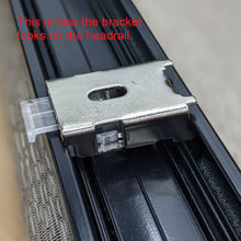 Levolor Mounting Bracket for Cordless Fabric and Solar Roller Shades and Roman Shades - Inside Mount