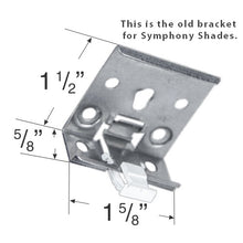Comfortex Symphony Mounting Bracket for Cellular and Pleasted Shades - Revised and Updated Style