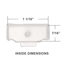 Graber and Bali Bottom Rail End Cap with Integrated Pin for 1