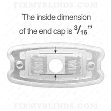 Bottom Rail End Cap for 1