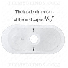 Levolor Bottom Rail End Cap for 1