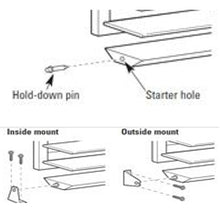 Metal Hold Down Bracket for 2
