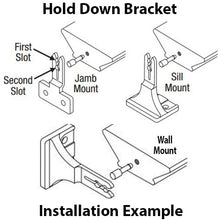 Hunter Douglas Hold Down Bracket for Wood Blinds