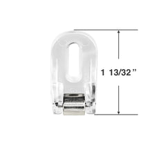 Hunter Douglas Magnetic Metal Hold Down Bracket Set for Silhouette & Pirouette Sheer Shades