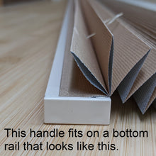 Hunter Douglas Bottom Rail Handle for Cordless LiteRise Cellular Shades with a 1 1/8