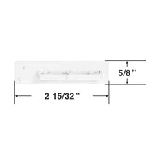 Louverdrape Top Rail End Cap for Cellular Shades with a 2 1/2