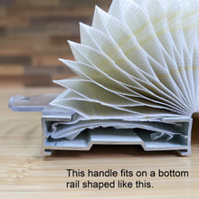 Hunter Douglas Bottom Rail Handle for Cordless LiteRise Cellular Shades with a 1 7/8