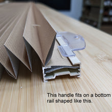 Hunter Douglas Bottom Rail Handle for Cordless LiteRise Cellular Shades with a 1 1/8
