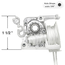 Low Profile Cord Tilt Mechanism with 1/4