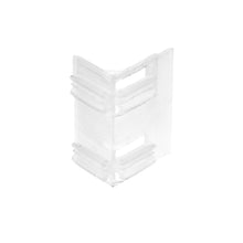 Plastic Valance Corner for Wood and Faux Wood Blinds - For Two Grooves