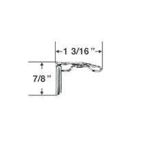 Hidden Swivel-Style Mounting Bracket for Mini Blinds and Roman Shades With a 1