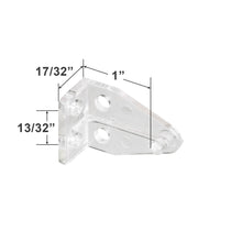 Plastic Hold Down Bracket with Large Integrated Pin for 1