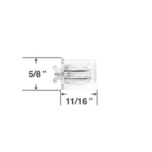 Valance Corner for Wood and Faux Wood Blinds - Clear Plastic