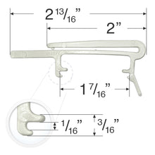 Decomatic Valance Clip for Vertical Blinds with a 1 7/16
