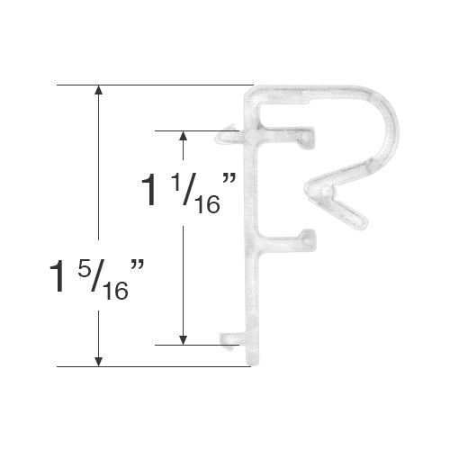 Levolor Hidden Valance Clip for Vinyl Valances