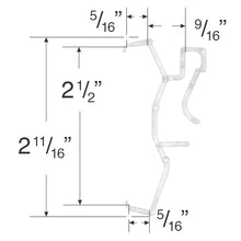 Valance Clip for 2 1/2