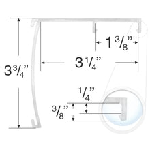 Valance Clip for Vertical Blinds with 1 3/8