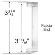 Square, Open Valance Corner for Vertical Blinds