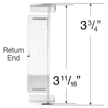 Square, Open Valance Corner for Vertical Blinds