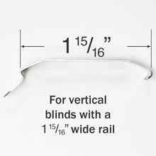 Graber and Bali Mounting Bracket for Inside Mount G-71 SuperVue and Everglide Vertical Blinds
