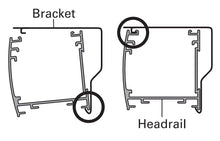 Hunter Douglas Mounting Bracket for Cord Loop Operated EasyRise Cellular Honeycomb Shades - New Style