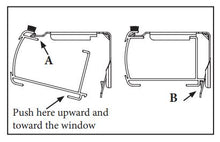 Comfortex Mounting Bracket for Cordless and Cord Loop Operated Cellular Honeycomb Shades