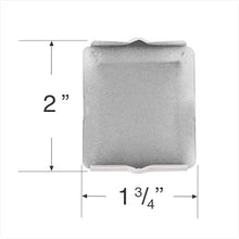 Bottom Rail Retainer Cap for Cloth Tape Ladders - Metal
