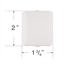 Bottom Rail Retainer Cap for Cloth Tape Ladders - Metal