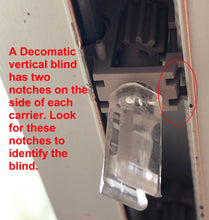 Decomatic Carrier Gears for Vertical Blinds