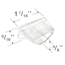 Bottom Rail End Cap with Integrated Pin for 1