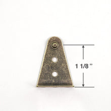Metal Antique Brass Hold Down Bracket Set for Woven Wood and Roman Shades