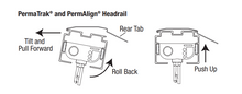 Hunter Douglas Mounting Bracket for Outside Mount PermAlign and PermaTrak Vertical Blinds