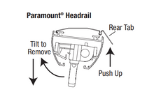 Hunter Douglas Mounting Bracket for Outside Mount Paramount Vertical Blinds