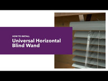 Clear Plastic Tilt Wand for Horizontal Blinds - Special Removable Hook
