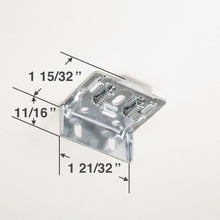 Mounting Bracket for Cellular Honeycomb and Pleated Shades with a 1