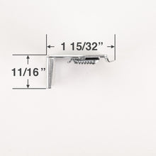 Mounting Bracket for Cellular Honeycomb and Pleated Shades with a 1