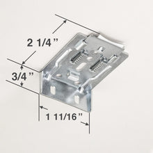 Mounting Bracket for Cellular Honeycomb and Pleated Shades With a 1 13/16